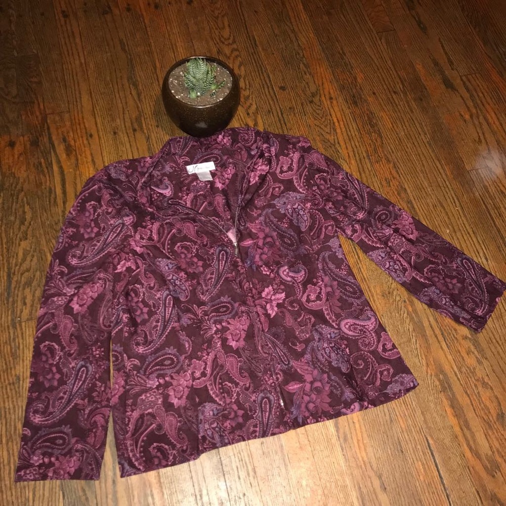 Dress Barn Zippered Blazer